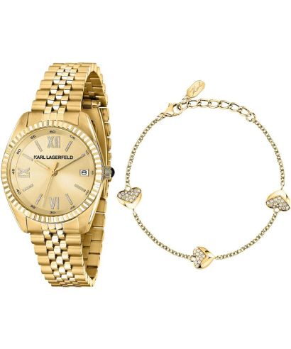 KARL LAGERFELD Timeless Code SET ladies watch