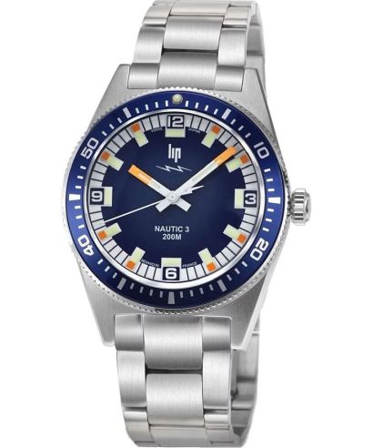 Lip Nautic 3 gents watch