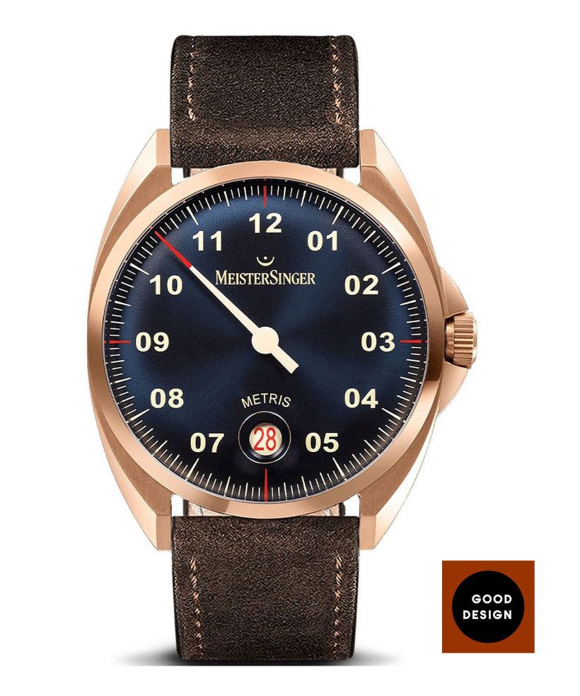 Meistersinger Metris Bronze Line Automatic unisex watch