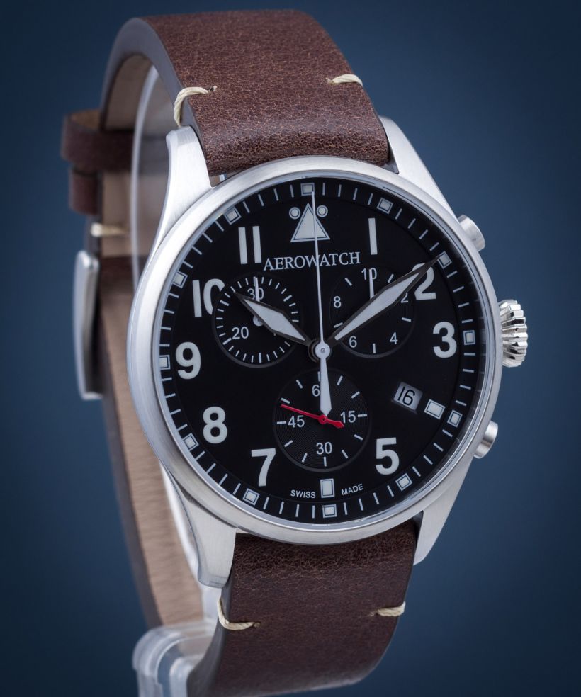 Aerowatch Les Grandes Classiques Automatic Valjoux Chronograph Men's Watch