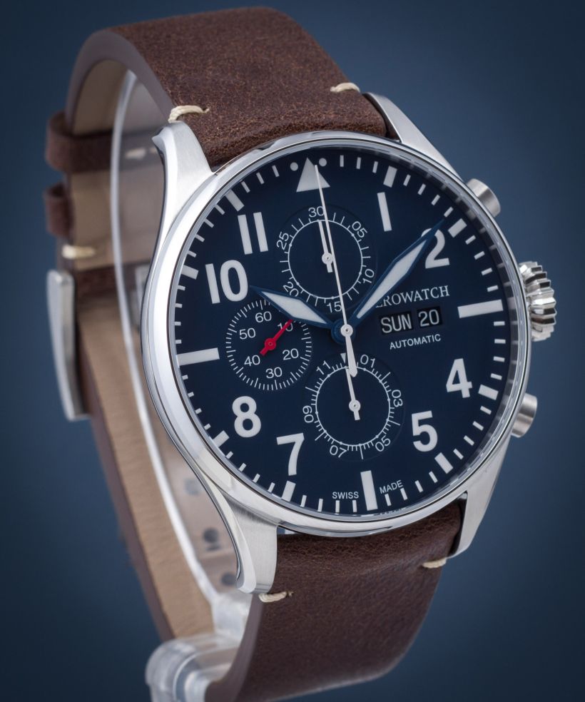 Aerowatch Les Grandes Classiques Automatic Valjoux Chronograph Men's Watch