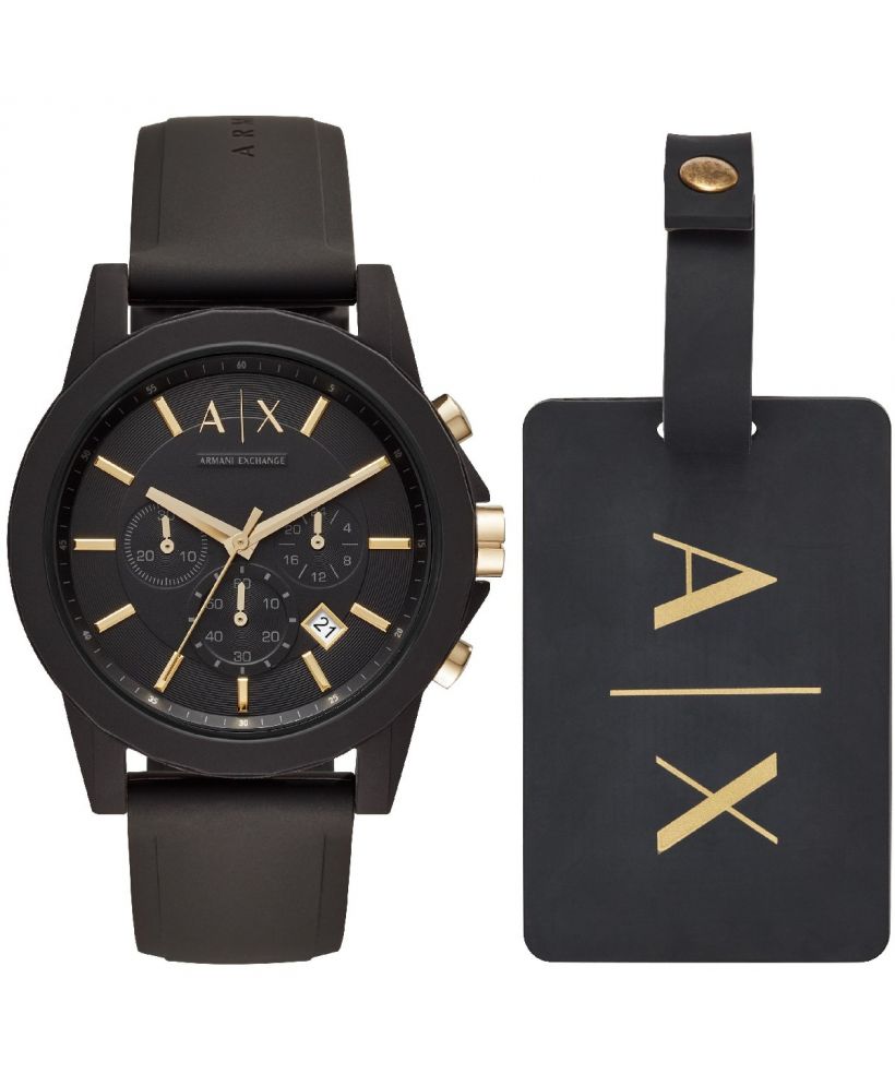 Armani Exchange Outerbanks Chronograph Gift Set Men's Watch