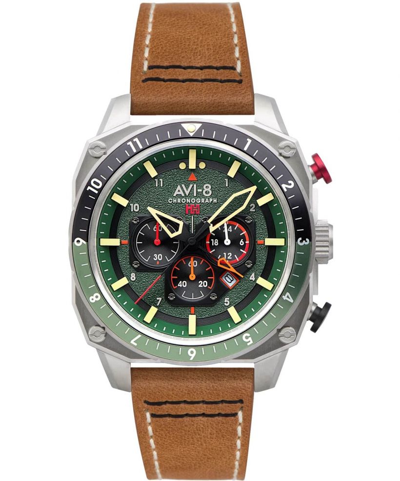 AVI-8 Forest Hawker Hurricane Atlas Dual Time Chronograph  watch