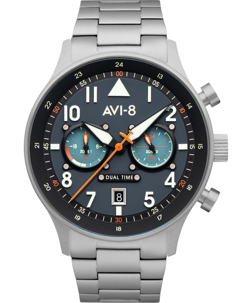 AVI-8 Hawker Hurricane Carey Dual Time Gutersloh Men's Watch