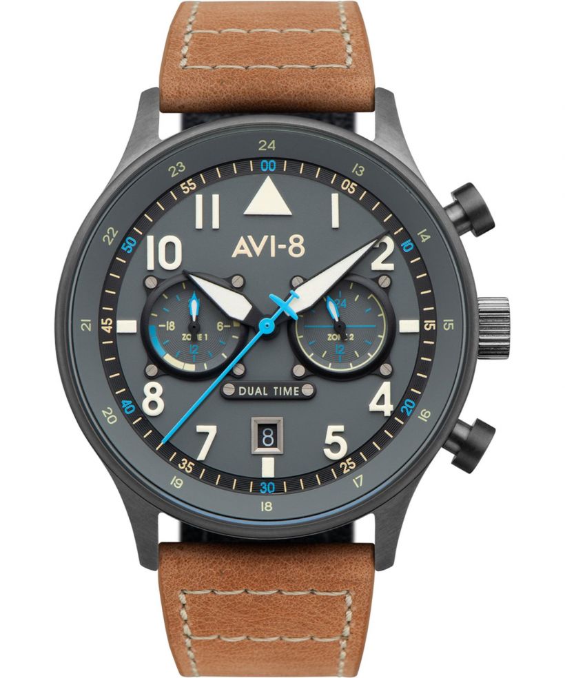 AVI-8 Hawker Hurricane Carey Dual Time Orissa Men's Watch