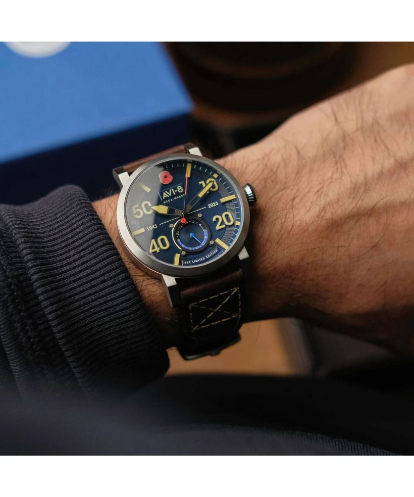 AVI-8 Navy Blue Dambuster 80th Anniversary Royal British Legion Meca-Quartz Limited Edition  watch