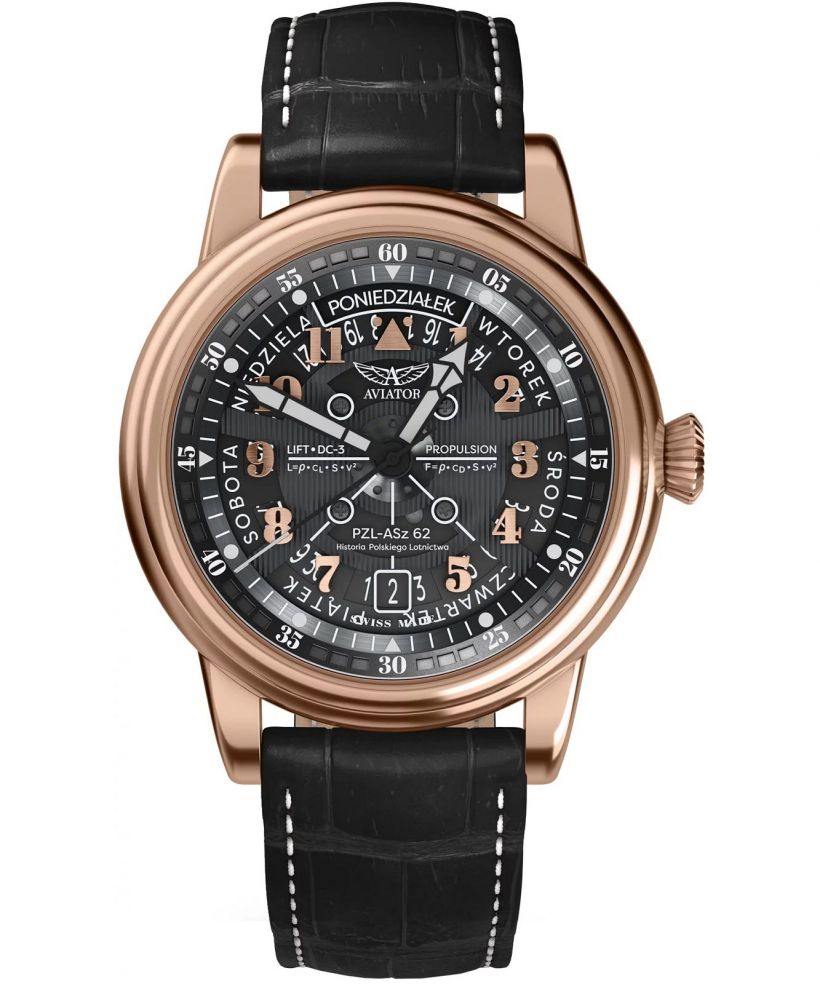 Aviator Douglas Day-Date Polish Limited Edition watch