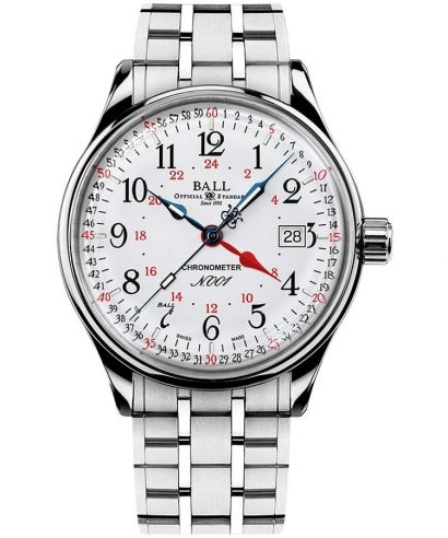Ball Trainmaster Standard Time GMT watch