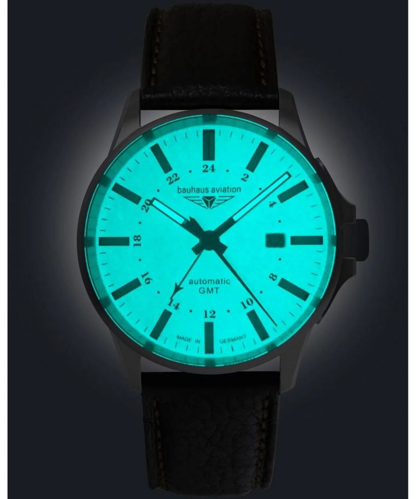 Bauhaus Aviation Automatic GMT watch