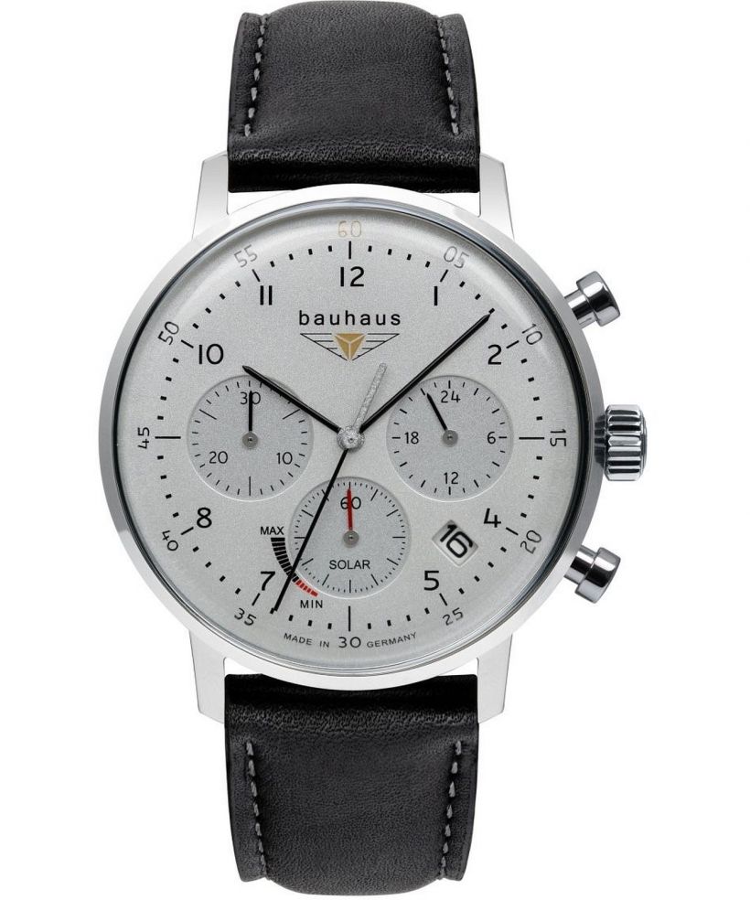 Bauhaus Classic Power Reserve Solar Chronograph watch
