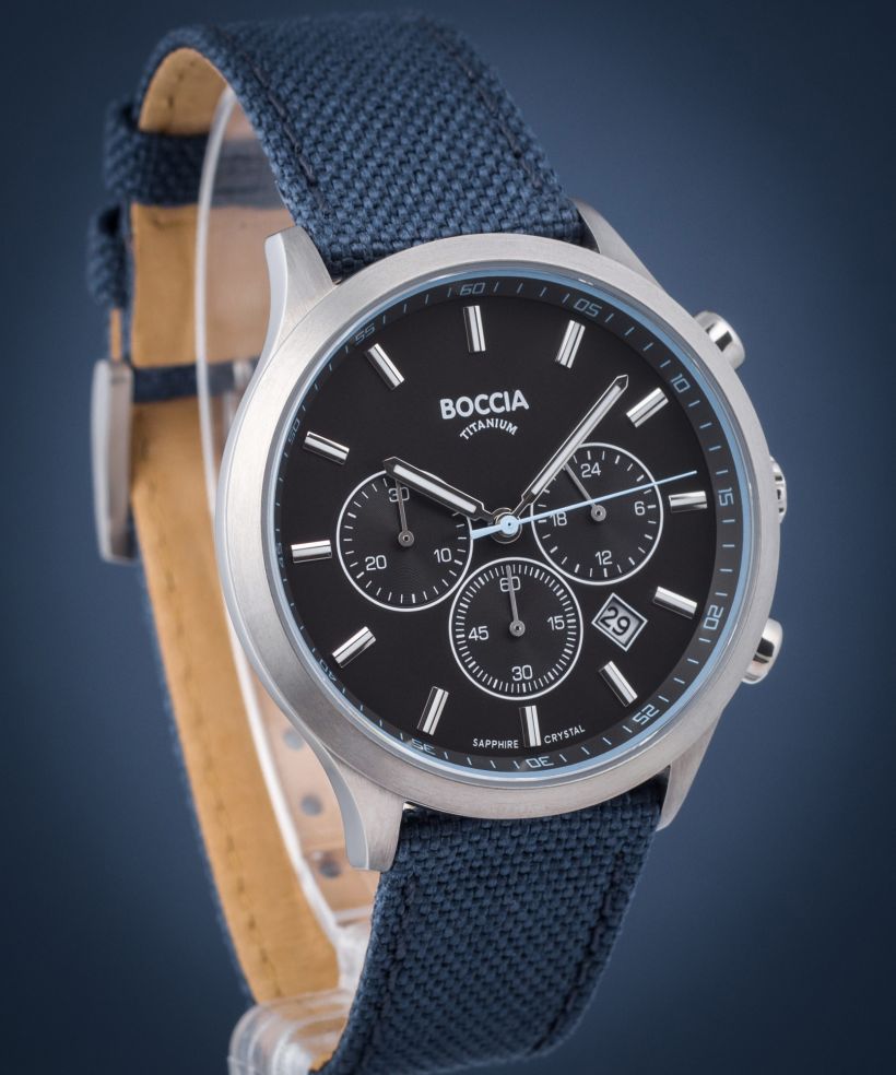 Boccia Titanium Chronograph watch