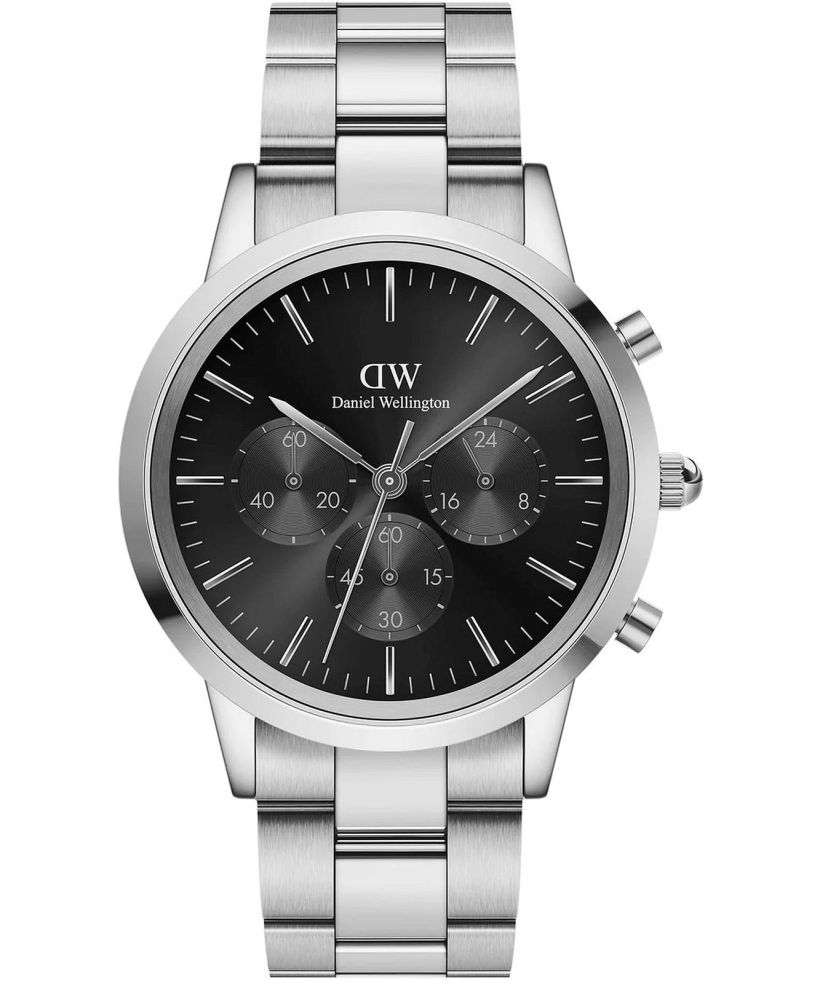 Daniel Wellington Iconic Chronograph Link Onyx S 42 watch