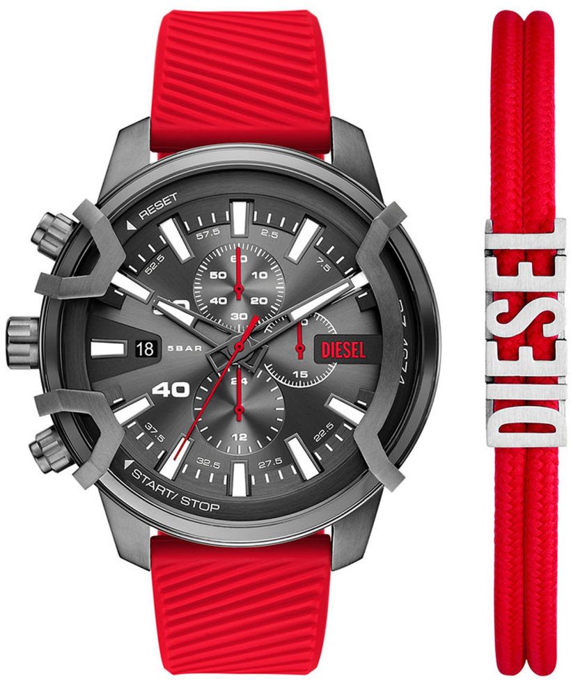 Diesel Griffed Chronograph SET watch