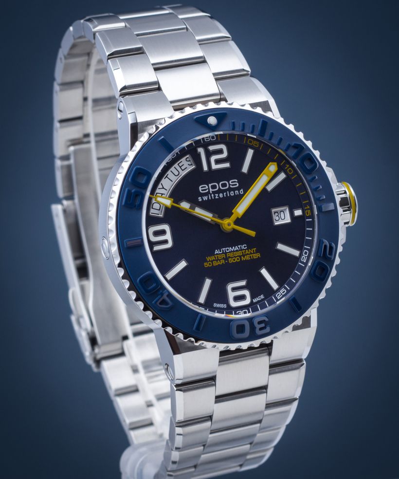 Epos Sportive Day Date Diver Automatic Men's Watch