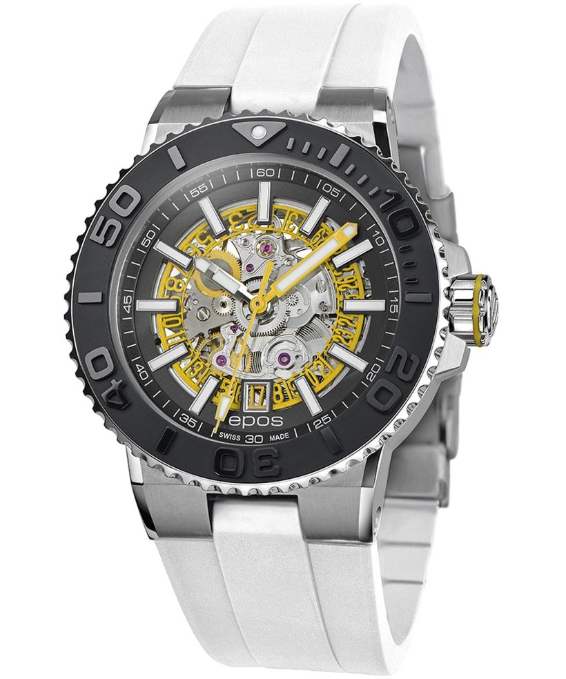 Epos Sportive Diver Skeleton Automatic Men's Watch