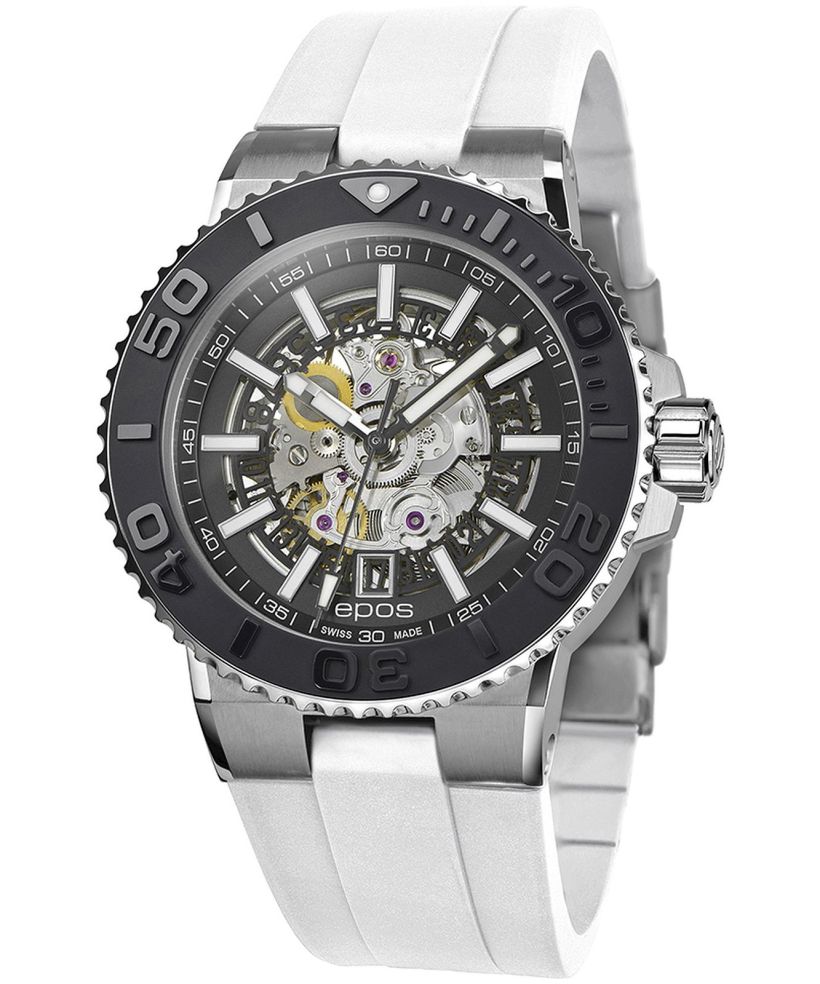 Epos Sportive Diver Skeleton Automatic Men's Watch