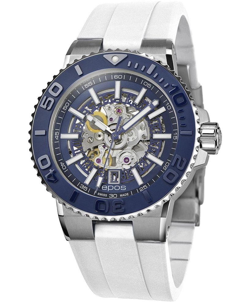 Epos Sportive Diver Skeleton Automatic Men's Watch