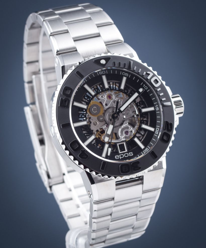 Epos Sportive Diver Skeleton Automatic Men's Watch