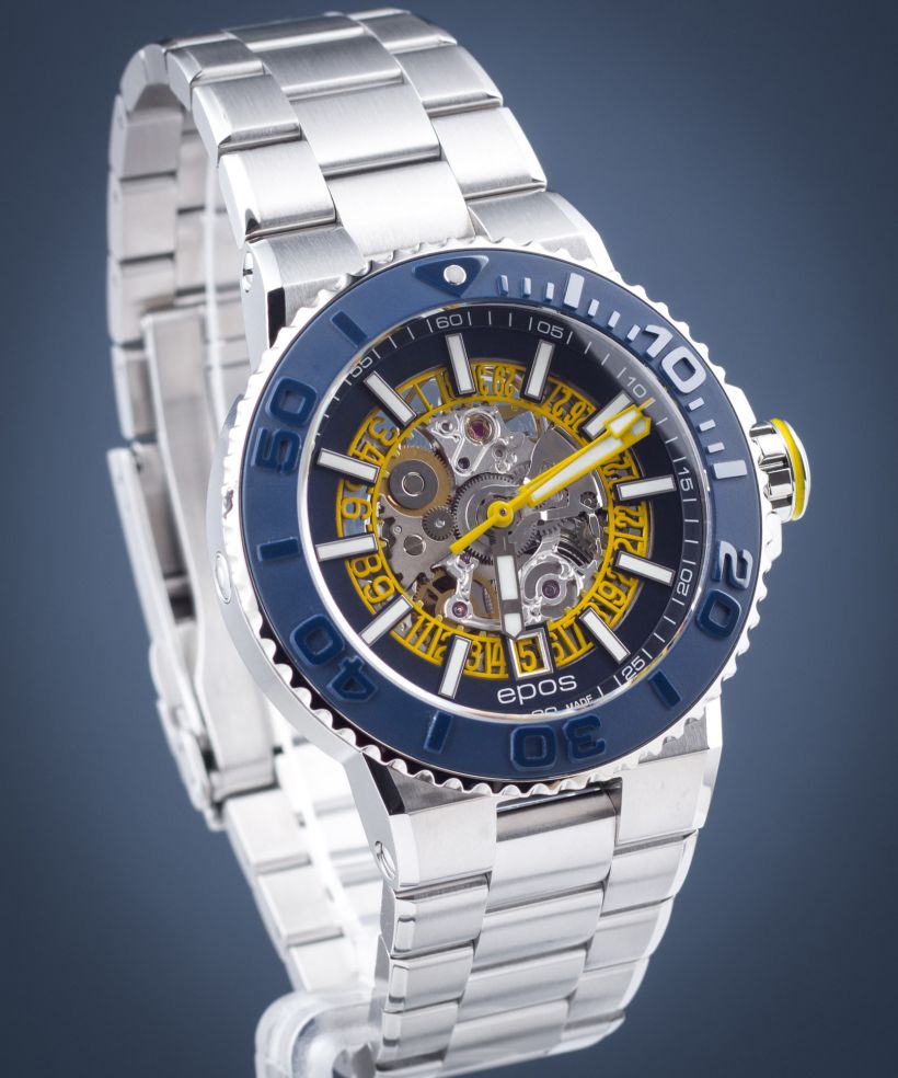 Epos Sportive Diver Skeleton Automatic Men's Watch