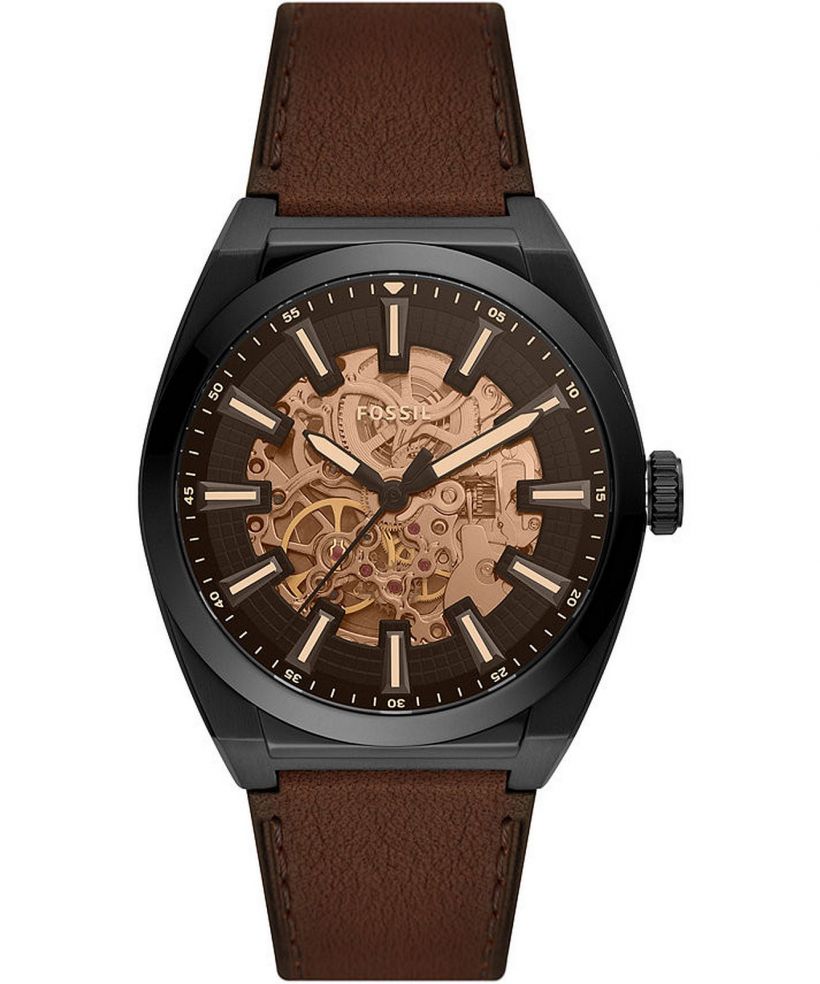 Fossil Everett Skeleton gents watch