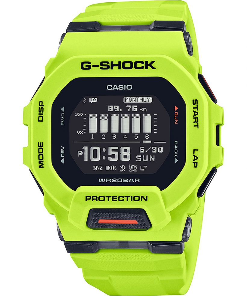 Casio G-SHOCK G-Squad Bluetooth Sync Step Tracker Watch