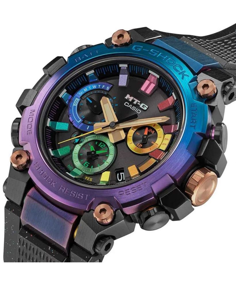 G-SHOCK MT-G Exclusive Metal Twisted G Diffuse Nebula Chronograph Special Edition gents watch