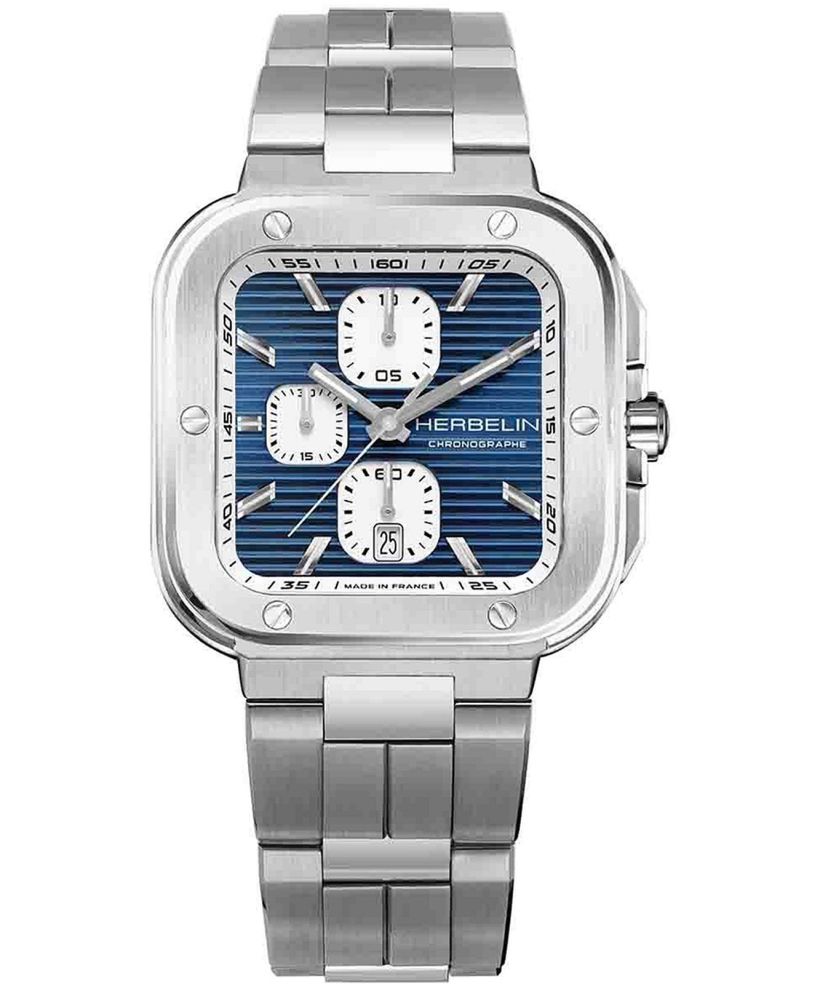 Herbelin Cap Camarat Square Chronograph watch