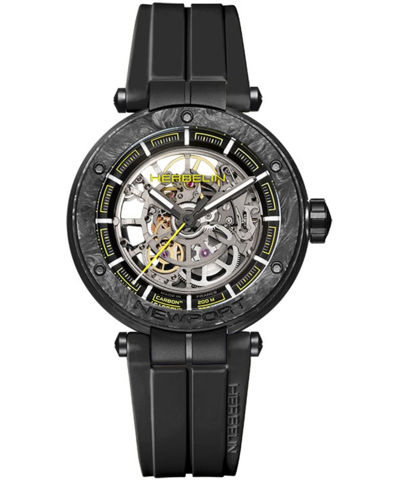 Herbelin Newport Carbon Skeleton Titanium Automatic Limited Edition watch