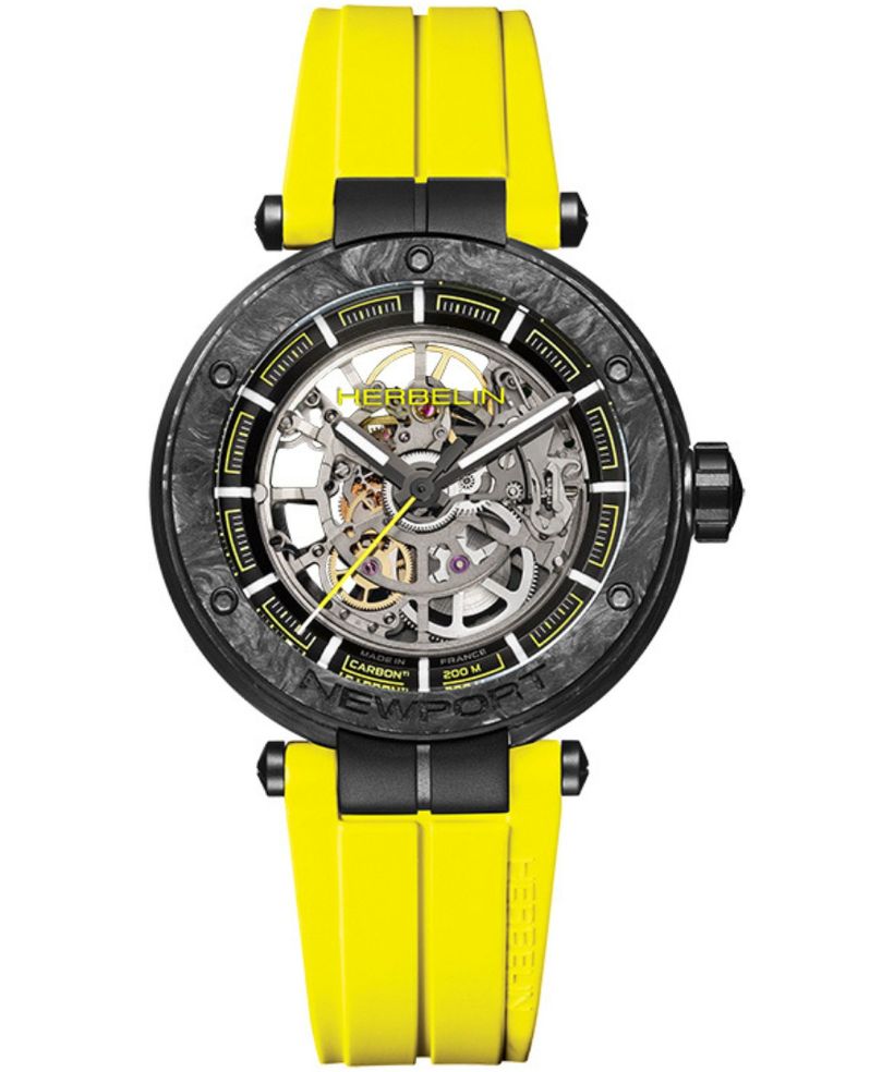 Herbelin Newport Carbon Skeleton Titanium Automatic Limited Edition watch