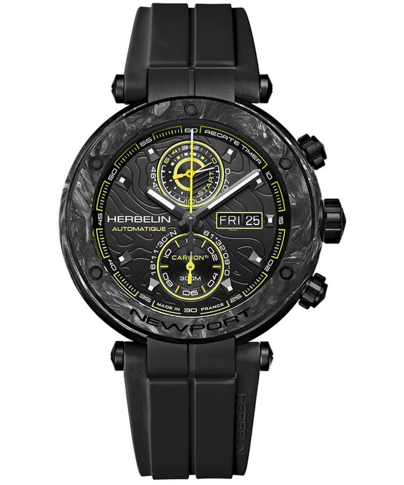 Herbelin Newport Carbon Titanium Automatic Chronograph Limited Edition watch
