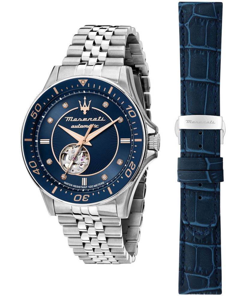 Maserati Sfida Open Heart Automatic SET watch
