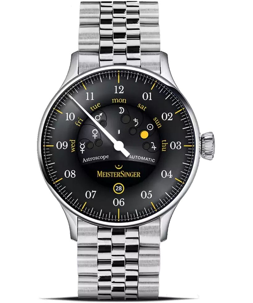 MeisterSinger Astroscope Black/Yellow Automatic Limited Edition  watch