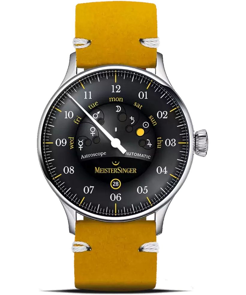 MeisterSinger Astroscope Black/Yellow Automatic Limited Edition  watch