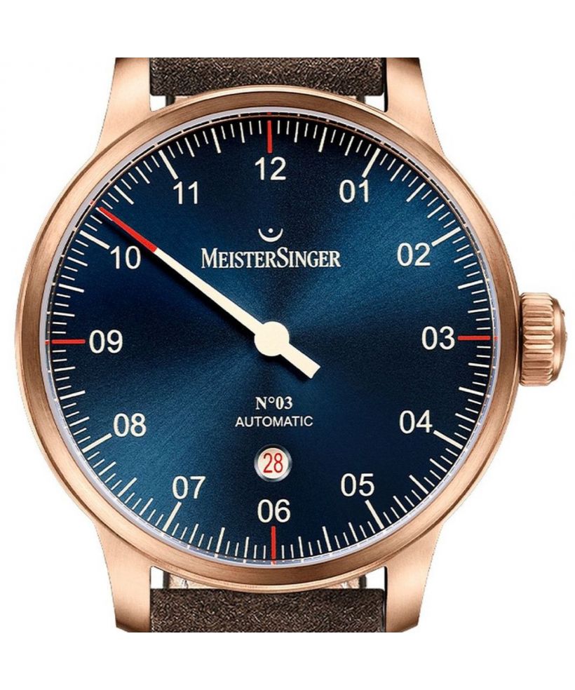 Meistersinger N°03 Bronze Line Automatic gents watch