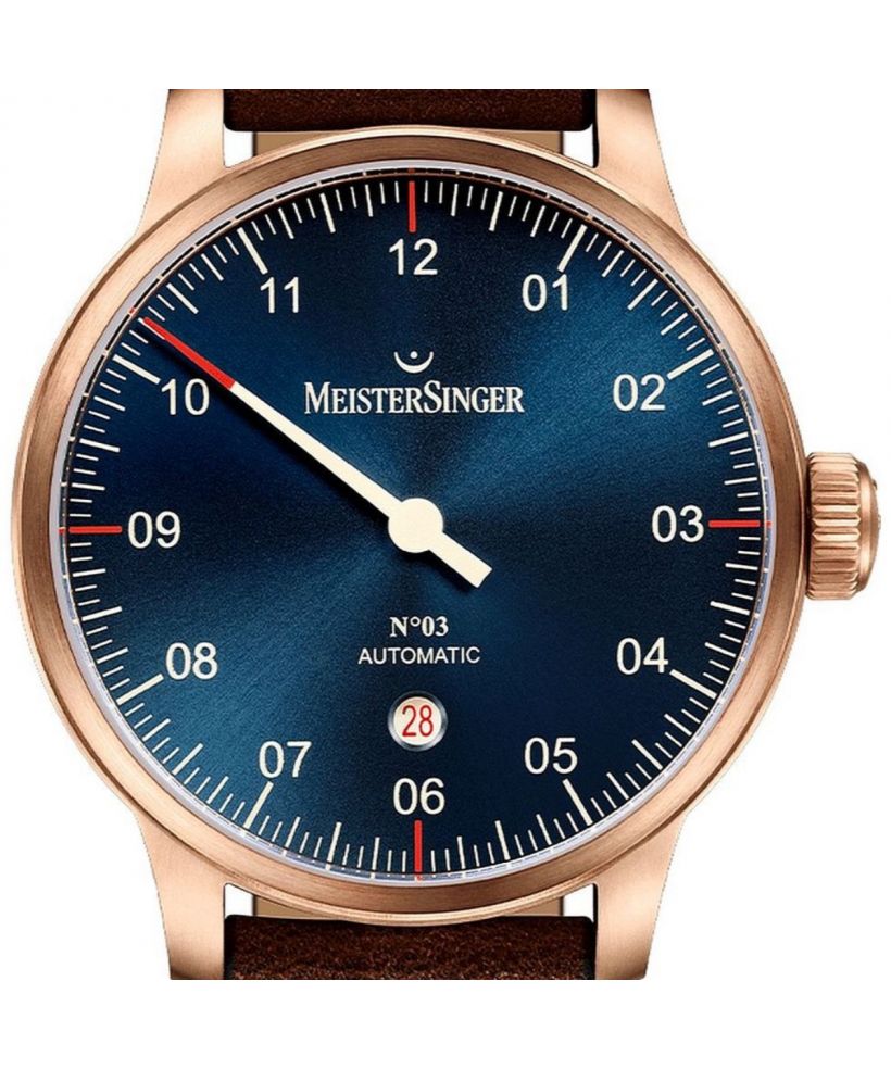 Meistersinger N°03 Bronze Line Automatic gents watch
