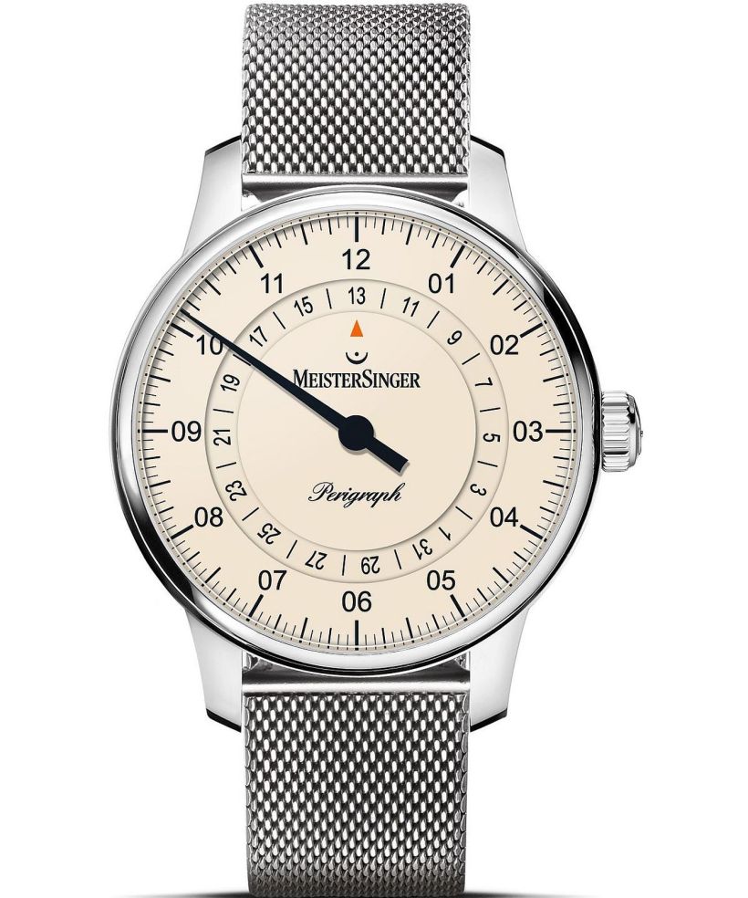 MeisterSinger Perigraph - 38mm Ivory  watch