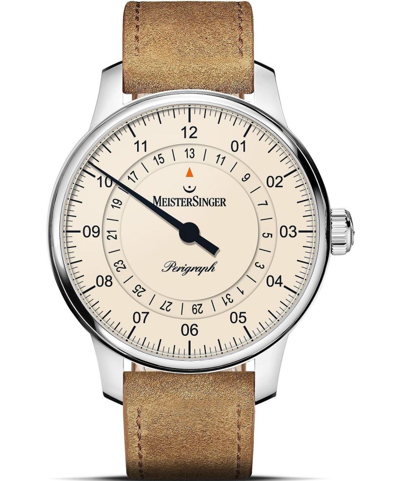 MeisterSinger Perigraph - 38mm Ivory  watch