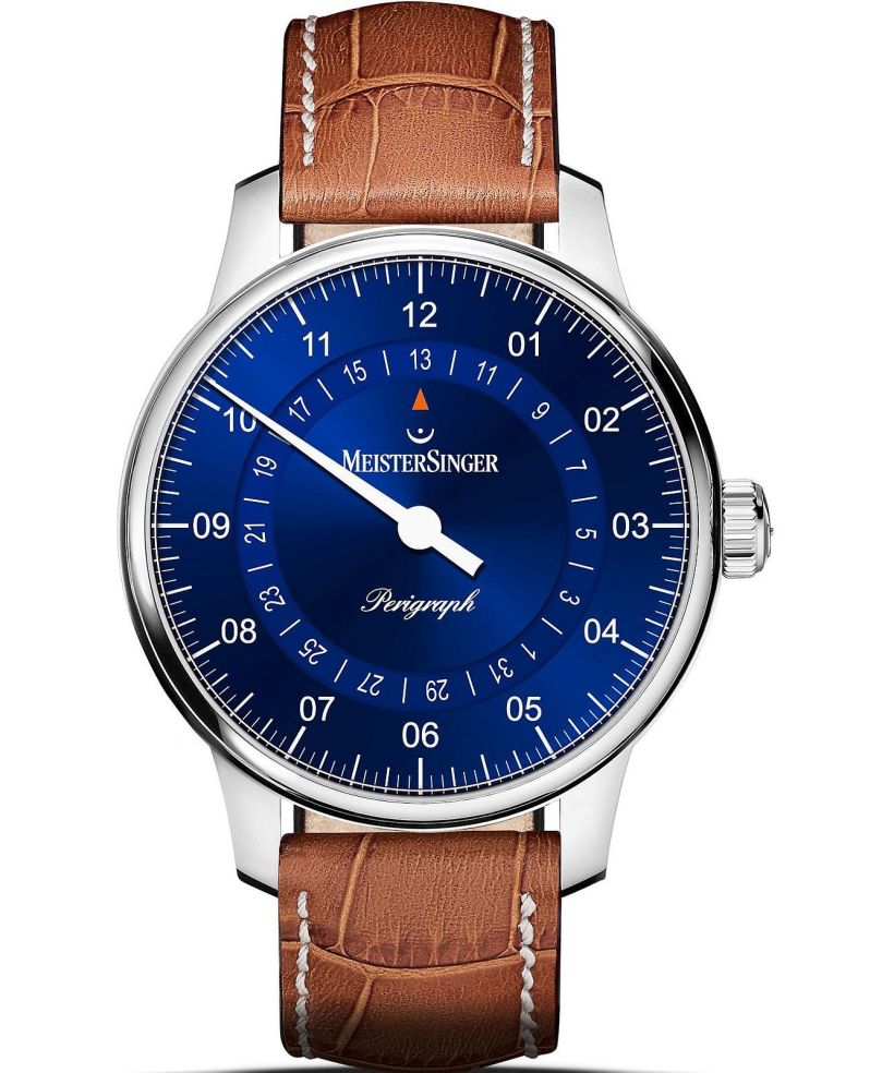 MeisterSinger Perigraph - 38mm Sunburst Blue  watch