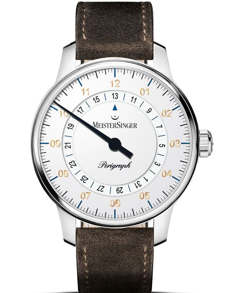 MeisterSinger Perigraph - 38mm White  watch