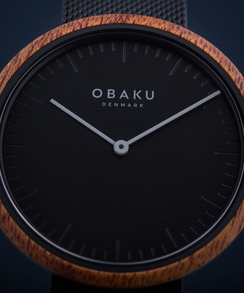 Obaku Trae Charcoal watch