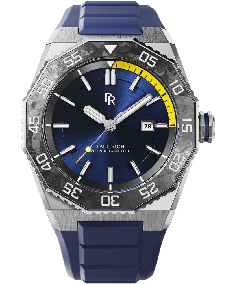 Paul Rich Aquacarbon Pro Horizon Blue Sunburst watch