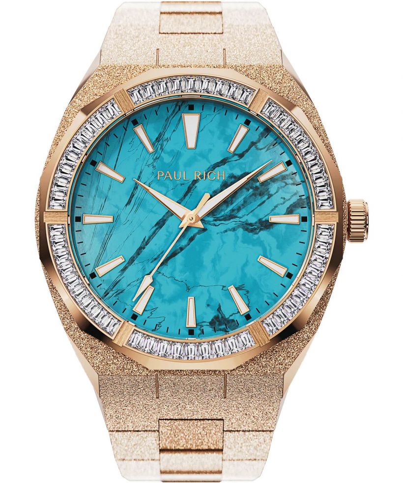 Paul Rich Frosted Star Dust Azure Dream Rose Gold  watch