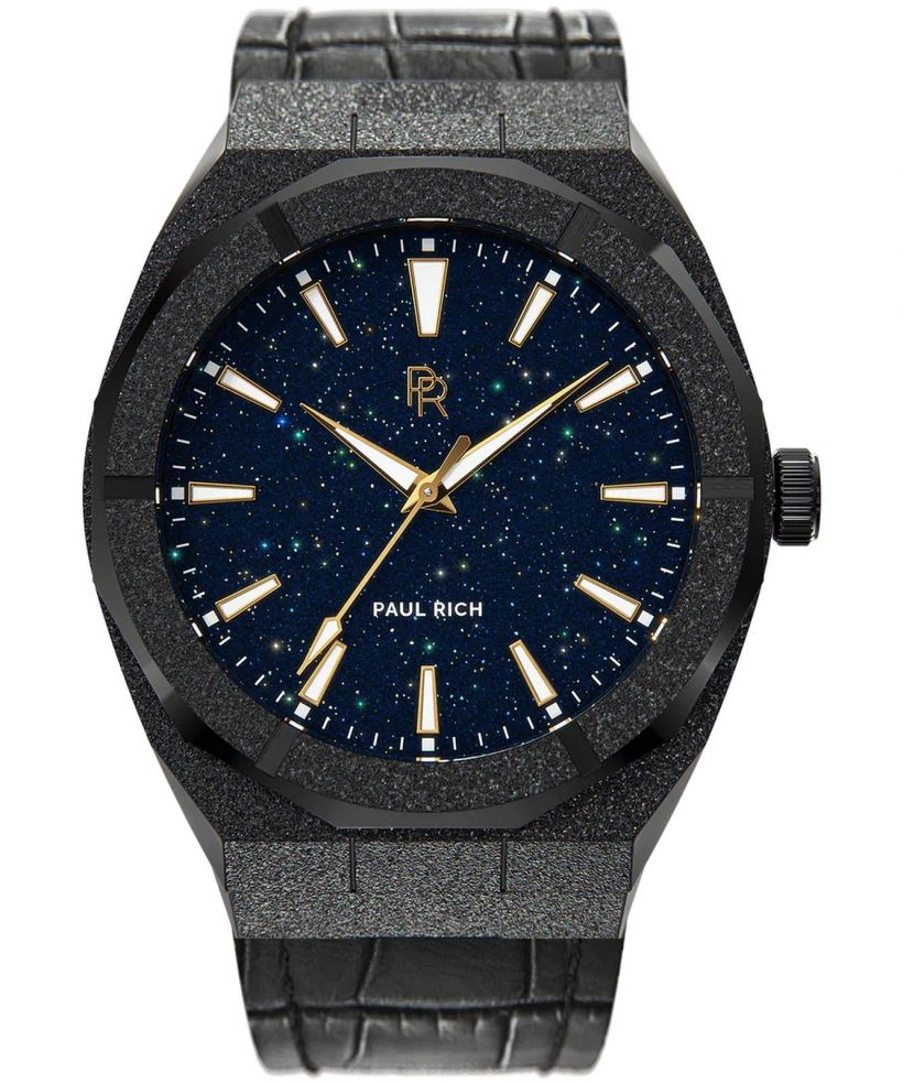 Paul Rich Frosted Star Dust Black Leather 42 watch