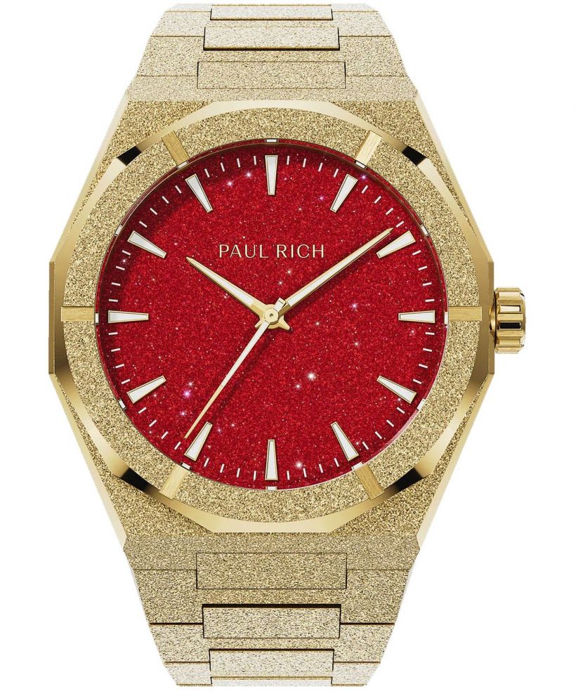 Paul Rich Frosted Star Dust II Gold Red watch