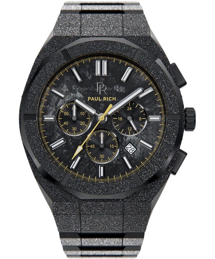 Paul Rich Motorsport Frosted Carbon Yellow Chronograph Limited Edition  watch