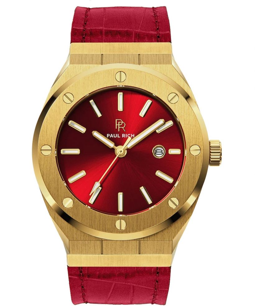 Paul Rich Signature Sultan's Ruby 45 Leather watch