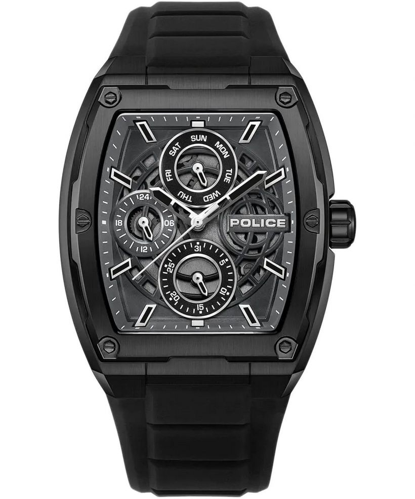 Police Creed Skeleton watch