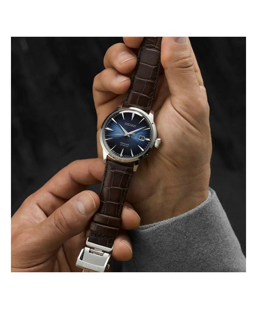 Seiko Presage Cocktail Midnight Blue Moon Automatic gents watch