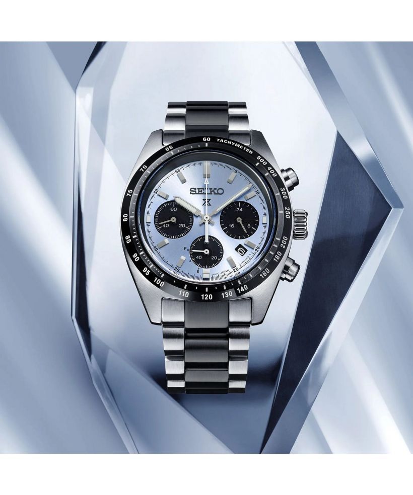Seiko Prospex Speedtimer Crystal Trophy Solar Chronograph Limited Edition gents watch