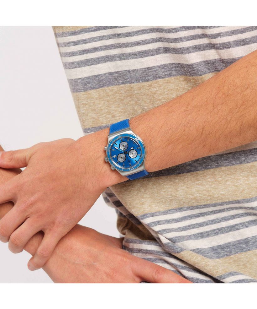 Swatch Blue Is All Chrono gents watch
